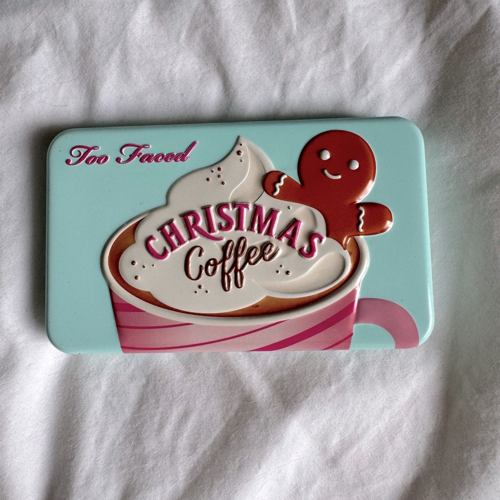 Lightly Used Too Faced Christmas Coffee Eyeshadow Palette